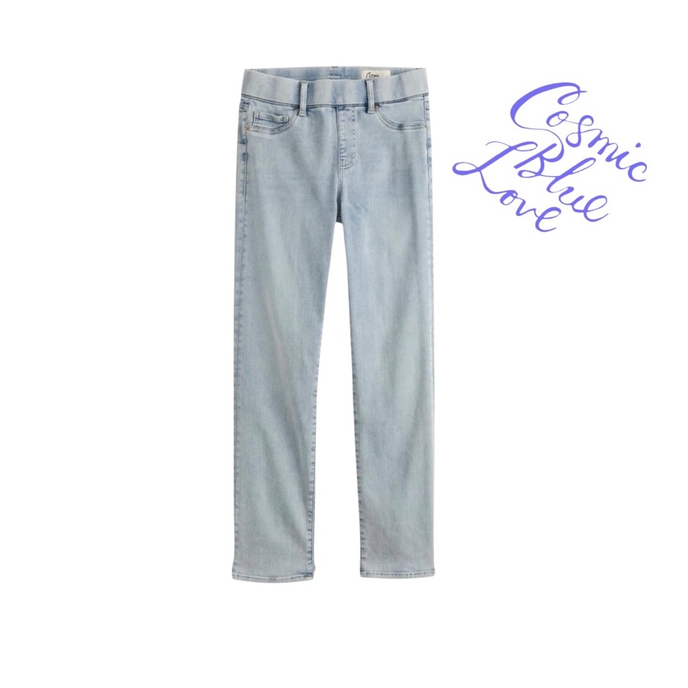Cosmic Blue Love Women's Light Blue Ankle Jeans